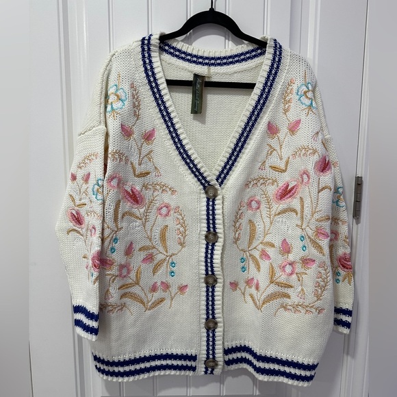 Aratta Sweaters - Anthropology | Aratta Silent Journey Embroidered Cardigan